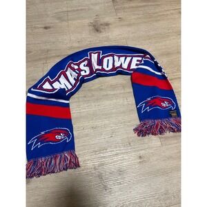 Umass Lowell Riverhawks Blue White United In Blue Mascot Scarf NCAA